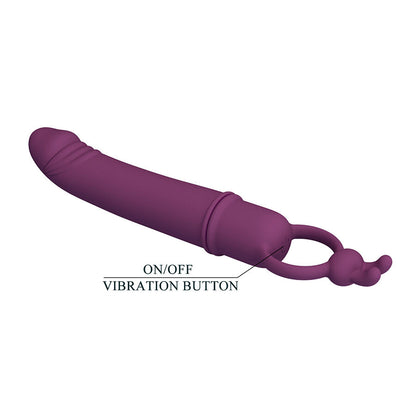 PRETTY LOVE - CORA VIBRATOR PENIS FORM WITH RESISTANCE RING - My naughty haven #