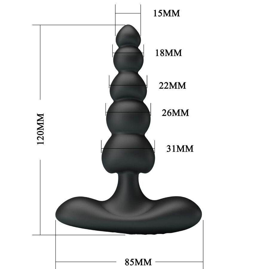 PRETTY LOVE - CORBAN ANAL VIBRATOR 10 VIBRATIONS BLACK - My naughty haven #