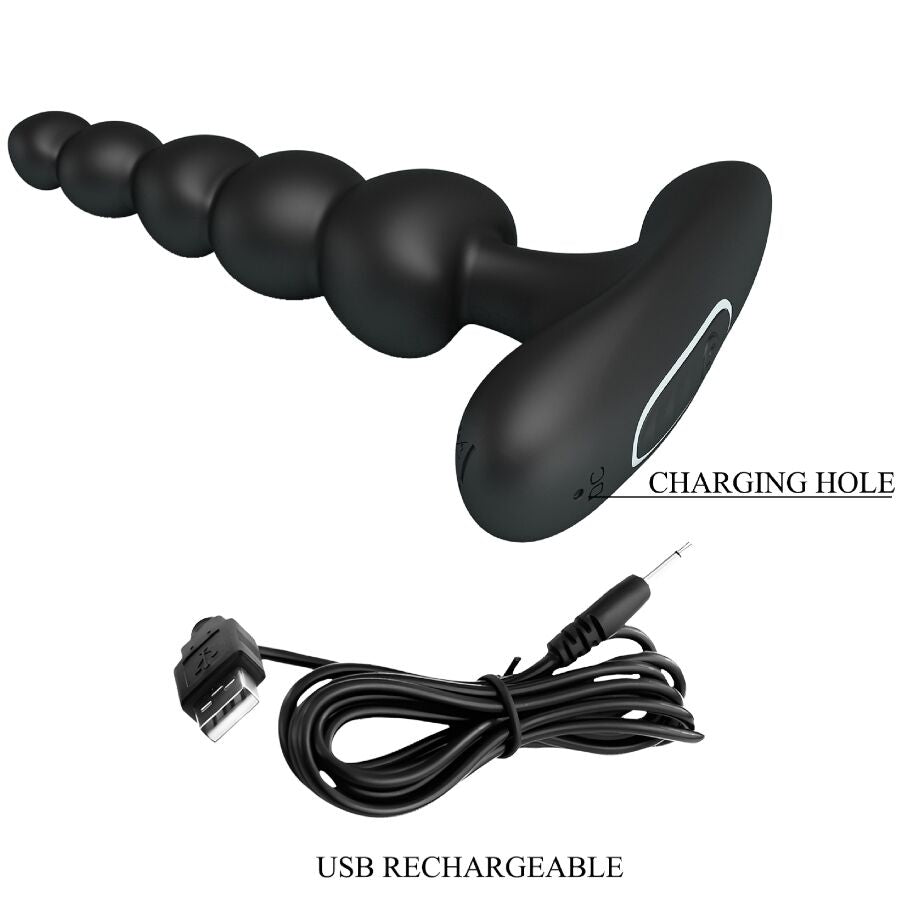 PRETTY LOVE - CORBAN ANAL VIBRATOR 10 VIBRATIONS BLACK - My naughty haven #