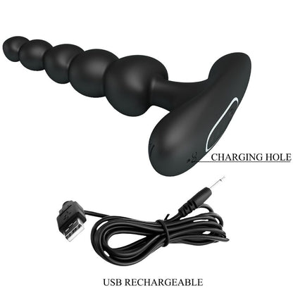 PRETTY LOVE - CORBAN ANAL VIBRATOR 10 VIBRATIONS BLACK - My naughty haven #