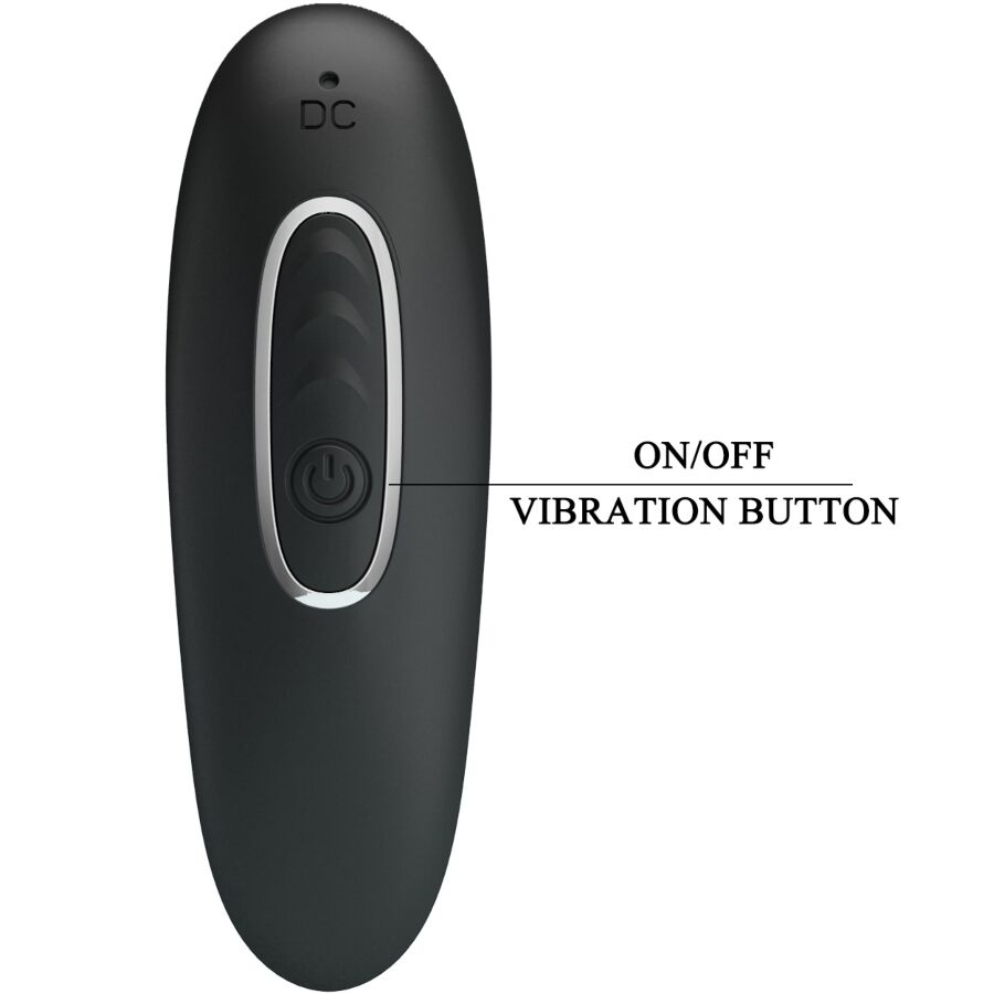PRETTY LOVE - CORBAN ANAL VIBRATOR 10 VIBRATIONS BLACK - My naughty haven #