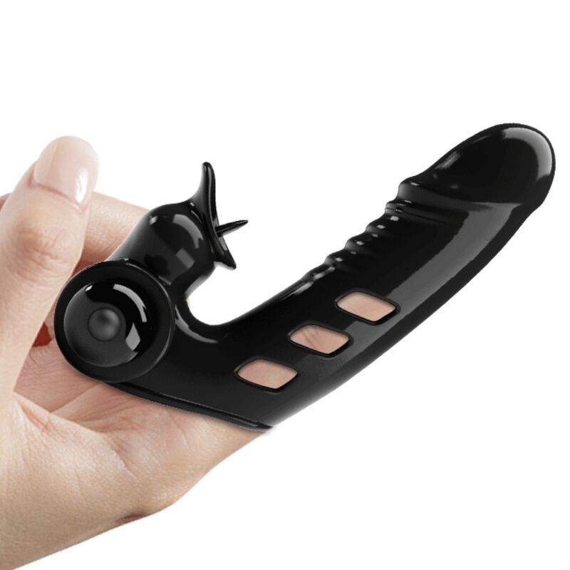PRETTY LOVE - CORBIN BLACK VIBRATOR FINGER COVER - My naughty haven #