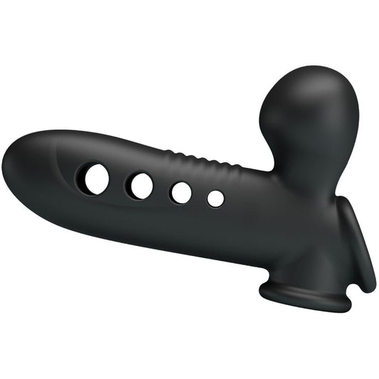 PRETTY LOVE - CRANE PENIS SLEEVE WITH AIRBAG BLACK - My naughty haven #