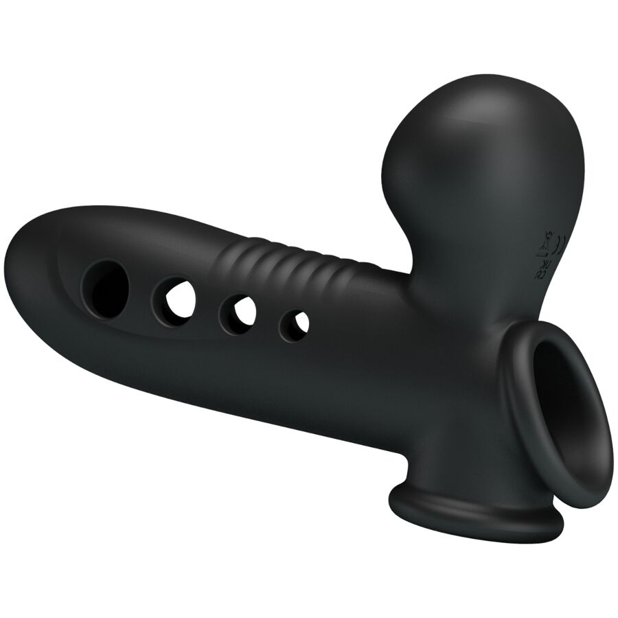 PRETTY LOVE - CRANE PENIS SLEEVE WITH AIRBAG BLACK - My naughty haven #