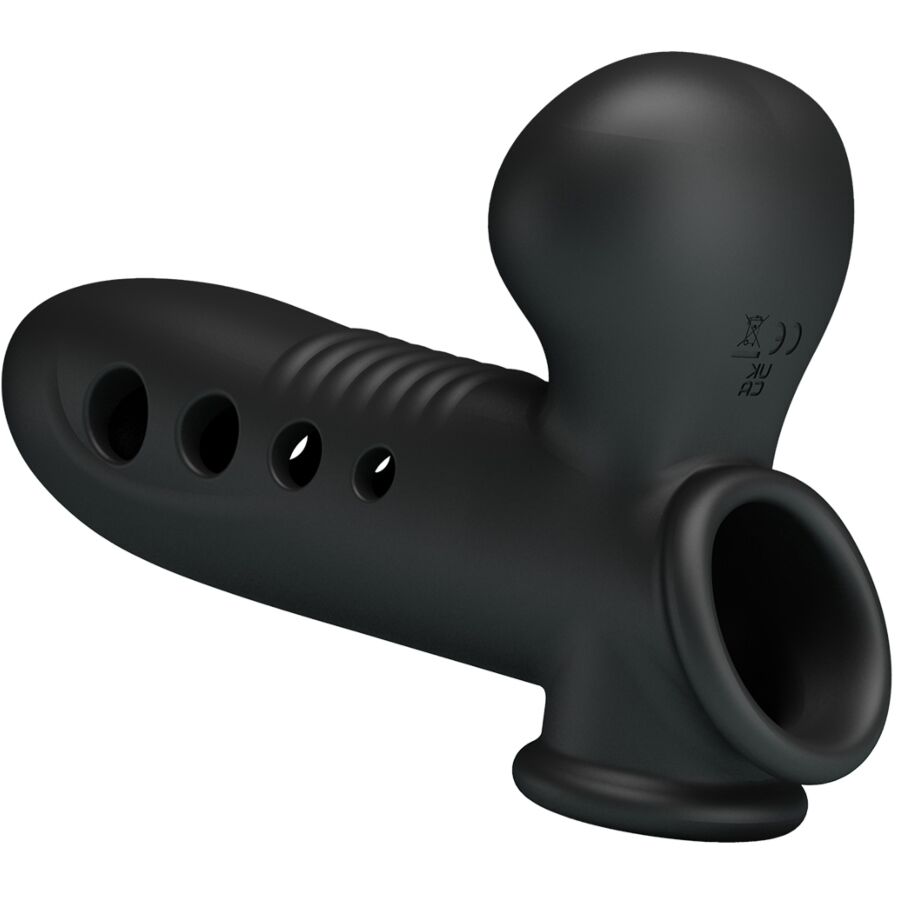 PRETTY LOVE - CRANE PENIS SLEEVE WITH AIRBAG BLACK - My naughty haven #