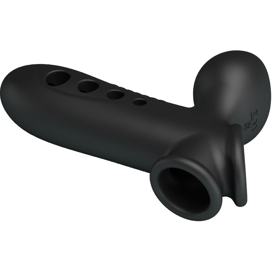 PRETTY LOVE - CRANE PENIS SLEEVE WITH AIRBAG BLACK - My naughty haven #