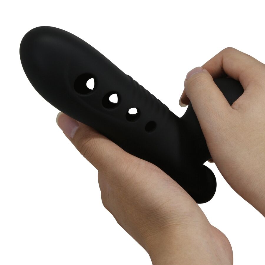 PRETTY LOVE - CRANE PENIS SLEEVE WITH AIRBAG BLACK - My naughty haven #
