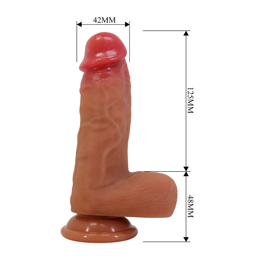 PRETTY LOVE - CURTIS REALISTIC DILDO WITH SUCTION CUP 17.3 CM -Ø- 4.2 CM - My naughty haven #