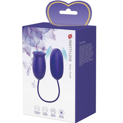 PRETTY LOVE - DAISY YOUTH VIOLET RECHARGEABLE VIBRATOR STIMULATOR - My naughty haven #