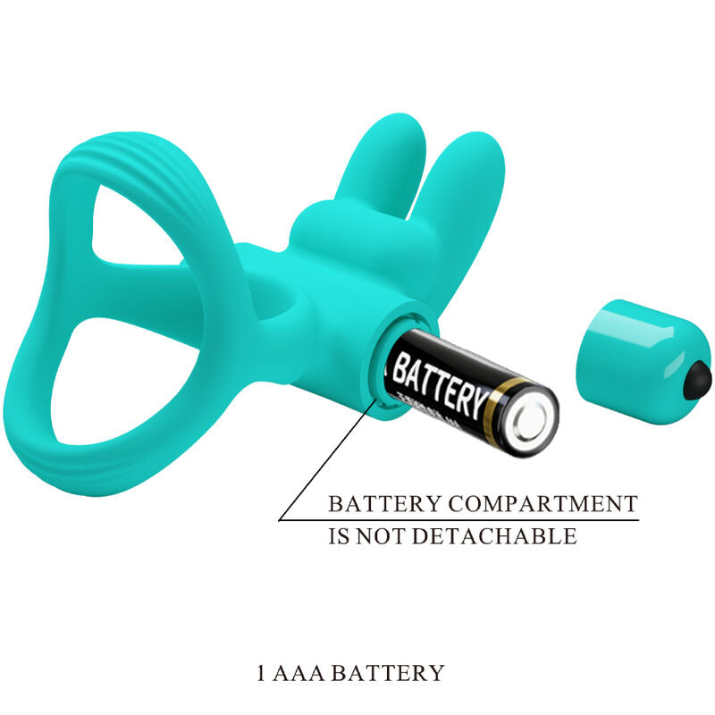 PRETTY LOVE - DANTE GREEN RABBIT VIBRATOR RING - My naughty haven #