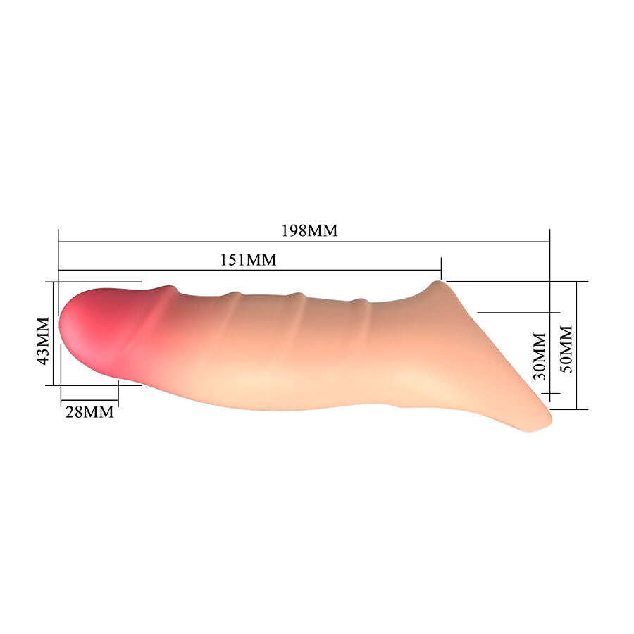 PRETTY LOVE - DARNELL REALISTIC EFFECT PENIS COVER - My naughty haven #