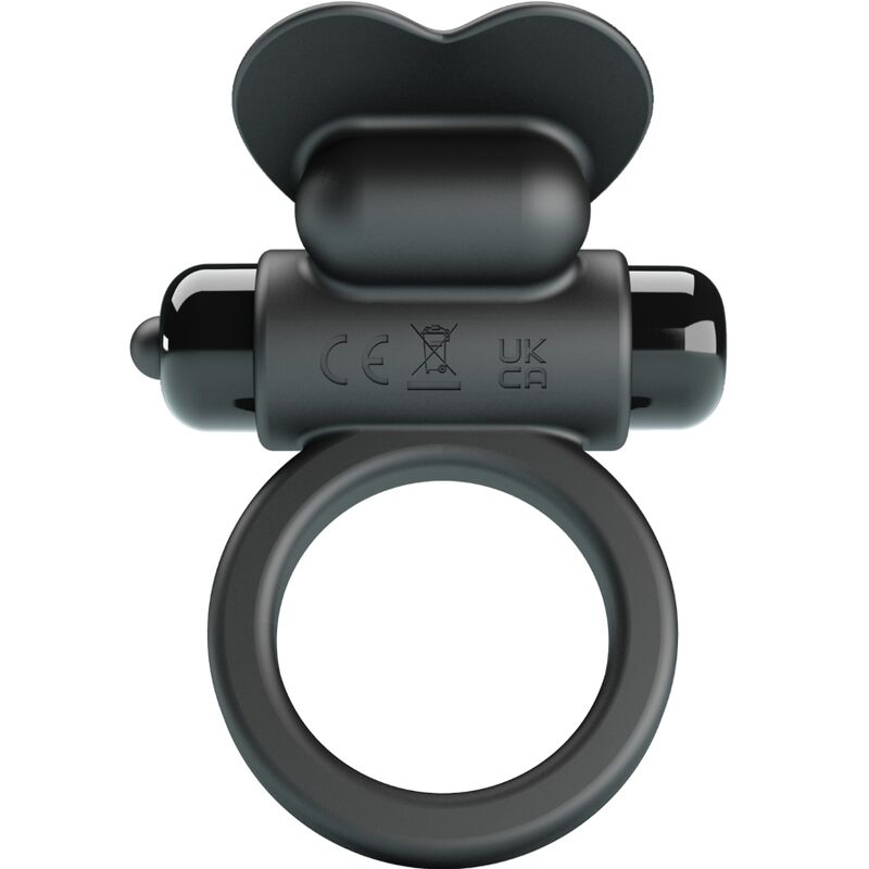 PRETTY LOVE - DEBONAIRE VIBRATING RING RABBIT 10 VIBRATIONS BLACK - My naughty haven #