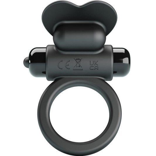 PRETTY LOVE - DEBONAIRE VIBRATING RING RABBIT 10 VIBRATIONS BLACK - My naughty haven #