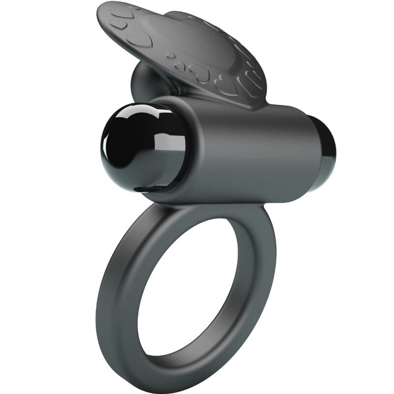 PRETTY LOVE - DEBONAIRE VIBRATING RING RABBIT 10 VIBRATIONS BLACK - My naughty haven #