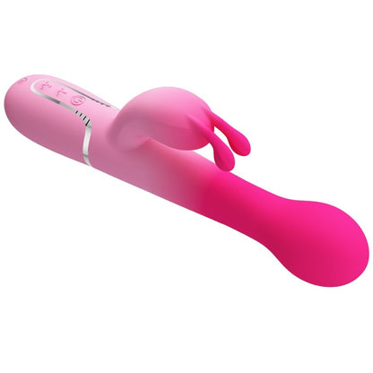 PRETTY LOVE - DEJON 3 IN 1 MULTIFUNCTION RABBIT VIBRATOR PINK - My naughty haven #