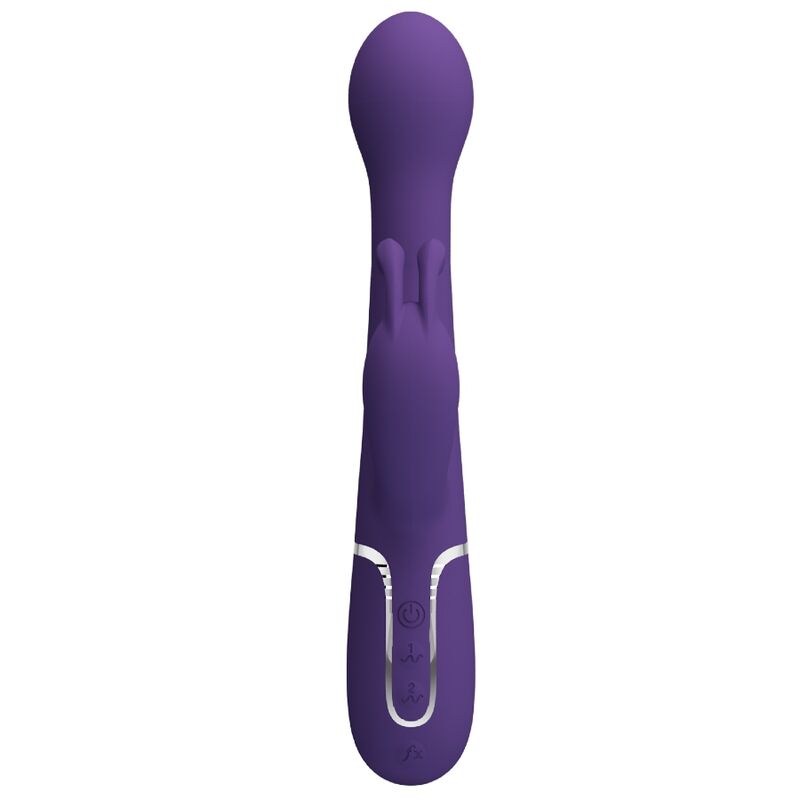 PRETTY LOVE - DEJON RABBIT VIBRATOR 3 IN 1 MULTIFUNCTION PURPLE - My naughty haven #