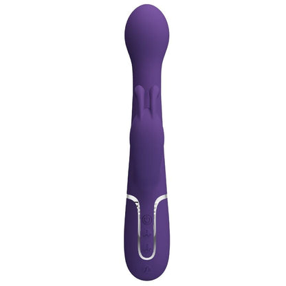 PRETTY LOVE - DEJON RABBIT VIBRATOR 3 IN 1 MULTIFUNCTION PURPLE - My naughty haven #