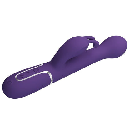 PRETTY LOVE - DEJON RABBIT VIBRATOR 3 IN 1 MULTIFUNCTION PURPLE - My naughty haven #