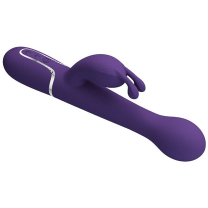PRETTY LOVE - DEJON RABBIT VIBRATOR 3 IN 1 MULTIFUNCTION PURPLE - My naughty haven #