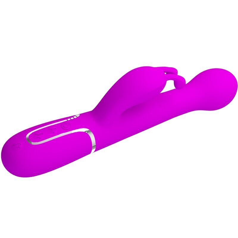 PRETTY LOVE - DEJON RABBIT VIBRATOR 3 IN 1 MULTIFUNCTION VIOLET - My naughty haven #
