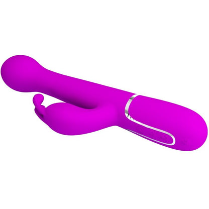 PRETTY LOVE - DEJON RABBIT VIBRATOR 3 IN 1 MULTIFUNCTION VIOLET - My naughty haven #