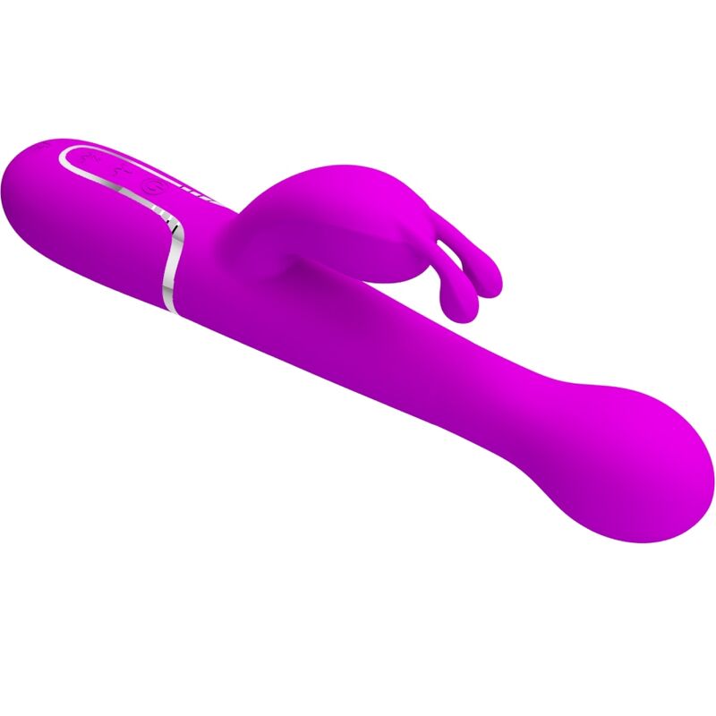 PRETTY LOVE - DEJON RABBIT VIBRATOR 3 IN 1 MULTIFUNCTION VIOLET - My naughty haven #