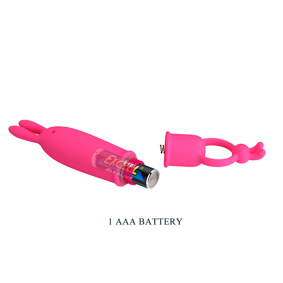 PRETTY LOVE - DELIA RABBIT VIBRATOR WITH RESISTANCE RING - My naughty haven #