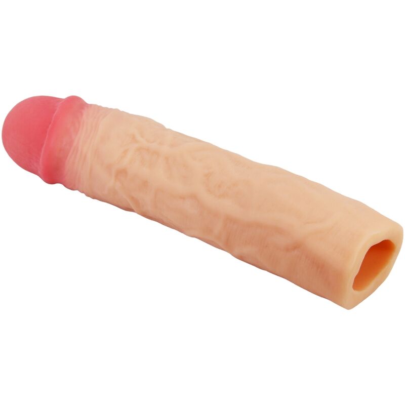PRETTY LOVE - DEREK PENIS SLEEVE WITH 7.6 CM EXTENSION FLESH - My naughty haven #
