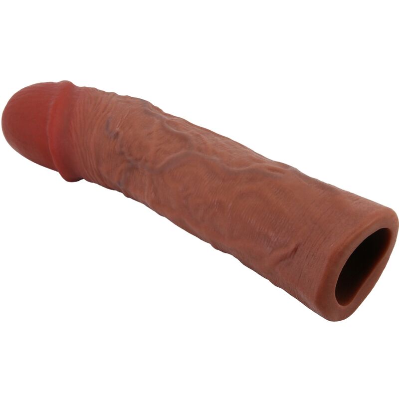 PRETTY LOVE - DEREK PENIS SLEEVE WITH 7.6 CM EXTENSION MULATTO - My naughty haven #