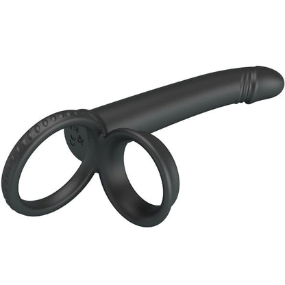 PRETTY LOVE - DILLION DOUBLE PENETRATION DOUBLE COCK RING BLACK - My naughty haven #