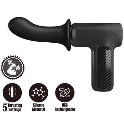 PRETTY LOVE - DJ DOCTOR MASSAGER 5 SETTINGS BLACK - My naughty haven #