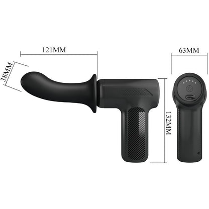 PRETTY LOVE - DJ DOCTOR MASSAGER 5 SETTINGS BLACK - My naughty haven #
