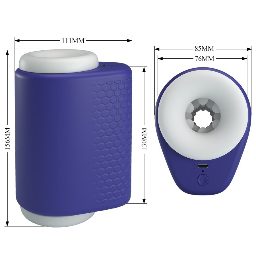 PRETTY LOVE - DJ LADY MALE MASTURBATOR WITH VIBRATION 5 SETTINGS PURPLE - My naughty haven #