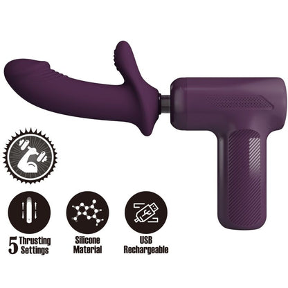 PRETTY LOVE - DJ SCHOLAR MASSAGER 5 SETTINGS PURPLE - My naughty haven #