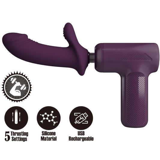 PRETTY LOVE - DJ SCHOLAR MASSAGER 5 SETTINGS PURPLE - My naughty haven #