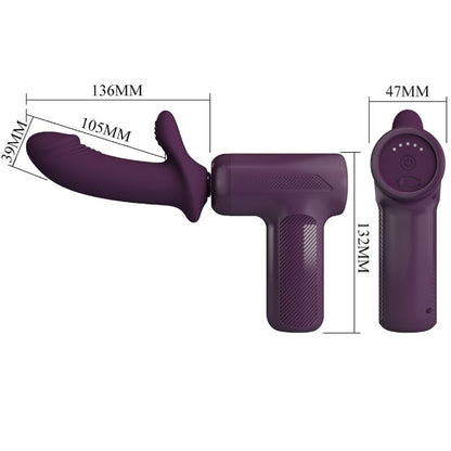PRETTY LOVE - DJ SCHOLAR MASSAGER 5 SETTINGS PURPLE - My naughty haven #