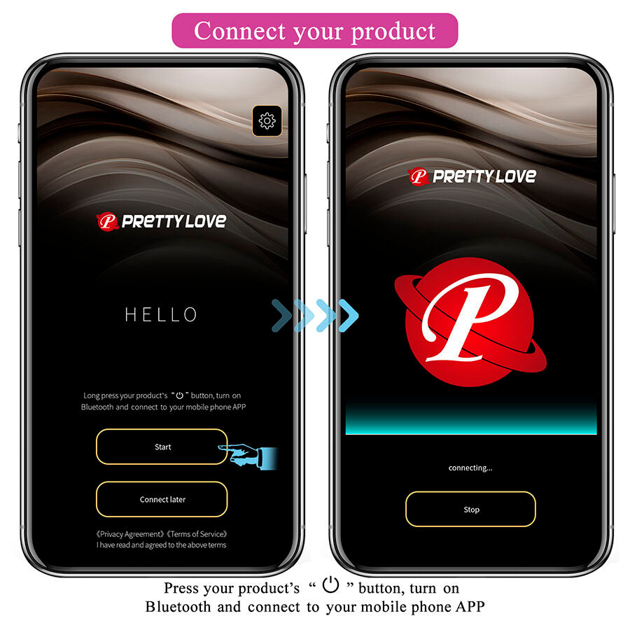 PRETTY LOVE - DORA INVISIBLE VIBRATOR WITH FREE APP - My naughty haven #
