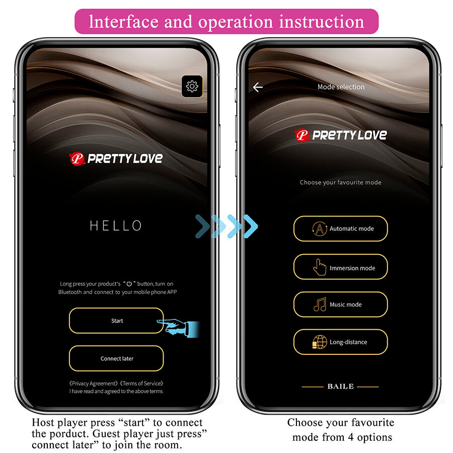PRETTY LOVE - DORA INVISIBLE VIBRATOR WITH FREE APP - My naughty haven #