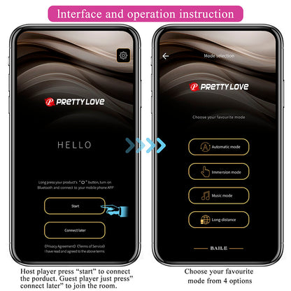 PRETTY LOVE - DORA INVISIBLE VIBRATOR WITH FREE APP - My naughty haven #