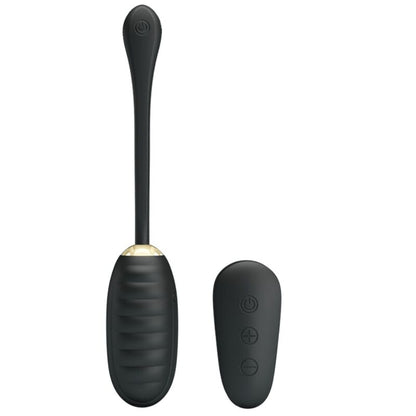 PRETTY LOVE - DOREEN LUXURY RECHARGEABLE VIBRATING EGG BLACK REMOTE CONTROL - My naughty haven #