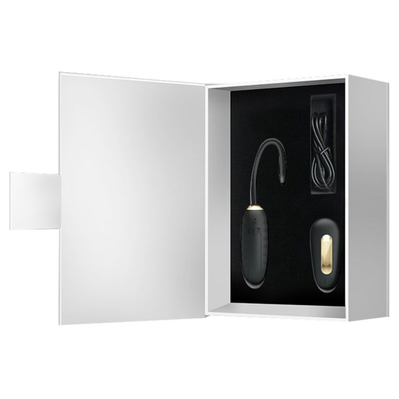 PRETTY LOVE - DOREEN LUXURY RECHARGEABLE VIBRATING EGG BLACK REMOTE CONTROL - My naughty haven #