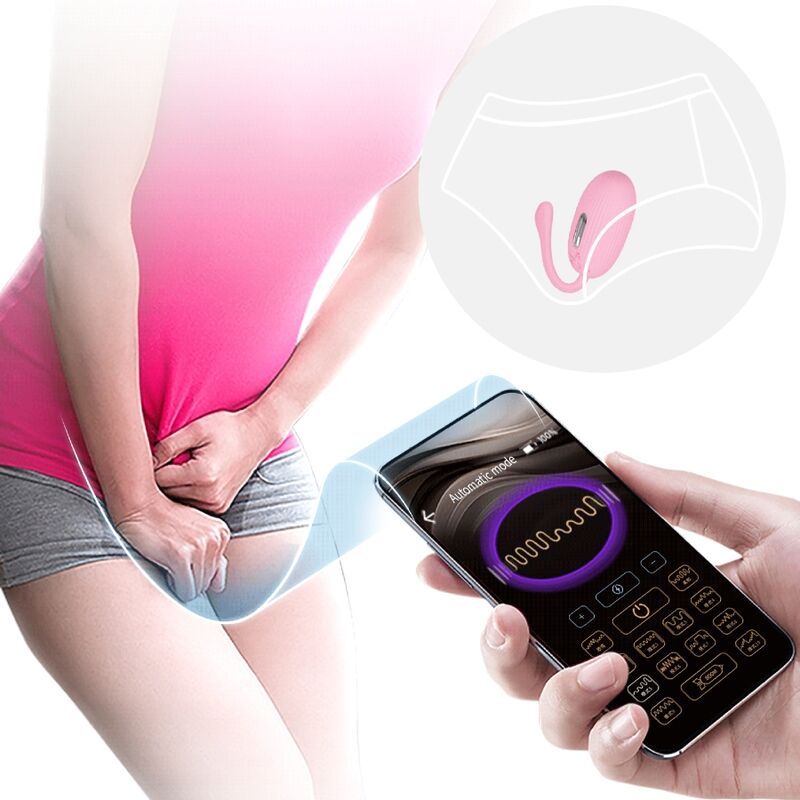 PRETTY LOVE - DOREEN PINK RECHARGEABLE VIBRATING EGG - My naughty haven #