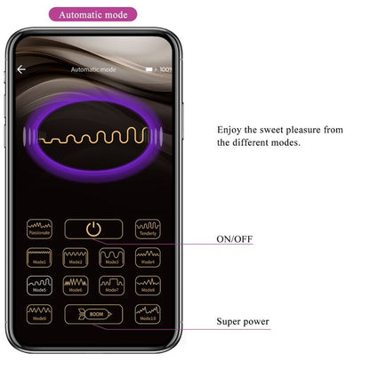 PRETTY LOVE - DOREEN PURPLE RECHARGEABLE VIBRATING EGG - My naughty haven #