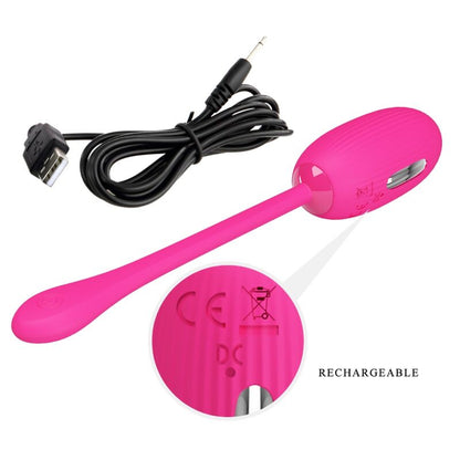 PRETTY LOVE - DOREEN RECHARGEABLE VIBRATING EGG MAGENTA REMOTE CONTROL - My naughty haven #