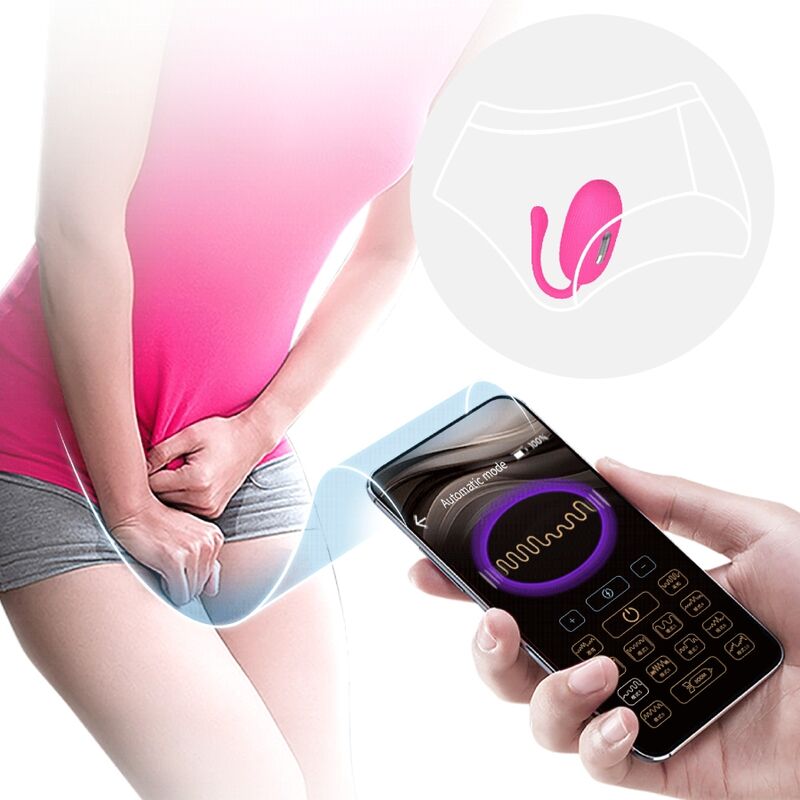 PRETTY LOVE - DOREEN RECHARGEABLE VIBRATING EGG MAGENTA REMOTE CONTROL - My naughty haven #
