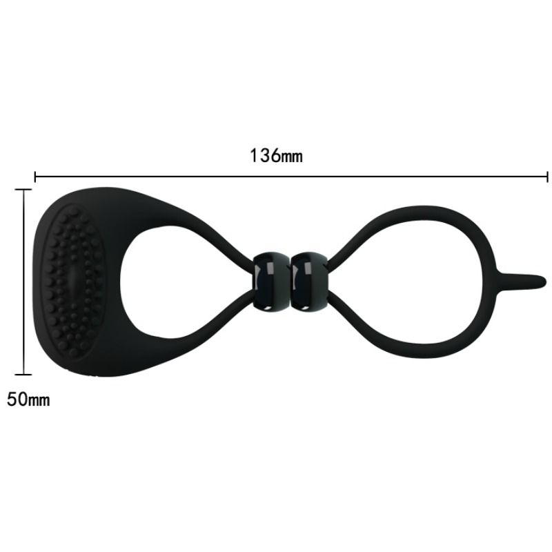 PRETTY LOVE - DOUBLE RING FOR PENIS AND TESTICLES - My naughty haven #