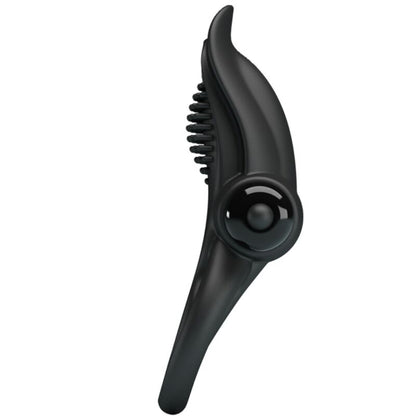 PRETTY LOVE - DOUBLE VIBRATING RING + CLITORIS STIMULATOR 10 VIBRATIONS BLACK - My naughty haven #