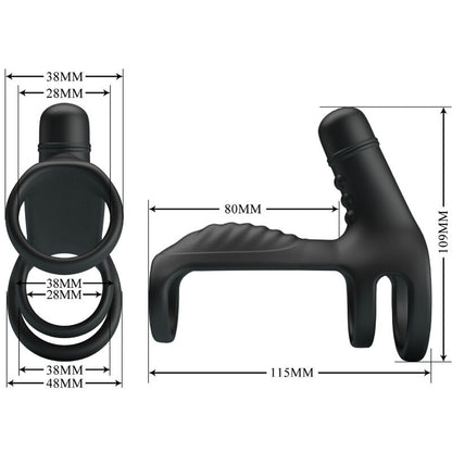 PRETTY LOVE - ELASTIC SOFT SILICONE EXTENSION SLEEVE - My naughty haven #