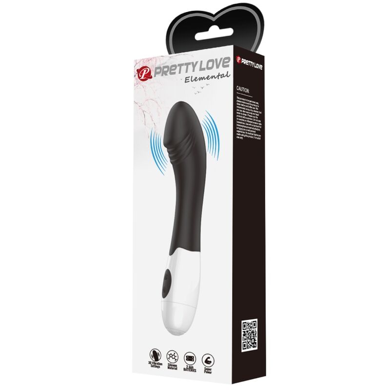 PRETTY LOVE - ELEMENTAL G-SPOT VIBRATOR 30 MODES BLACK - My naughty haven #