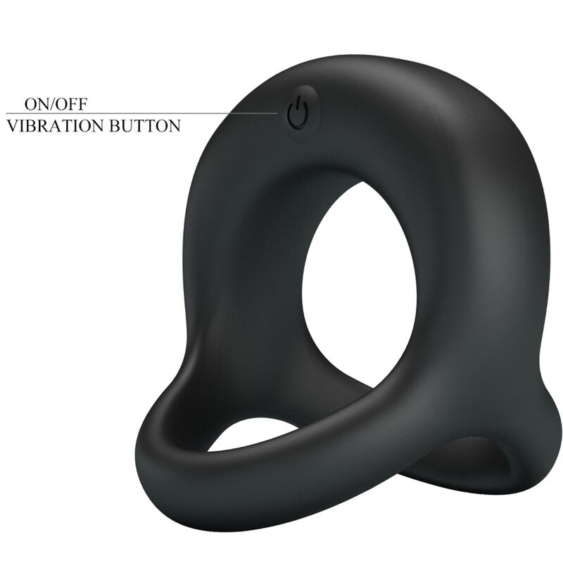 PRETTY LOVE - ELLIOTT  BLACK VIBRATOR RING - My naughty haven #